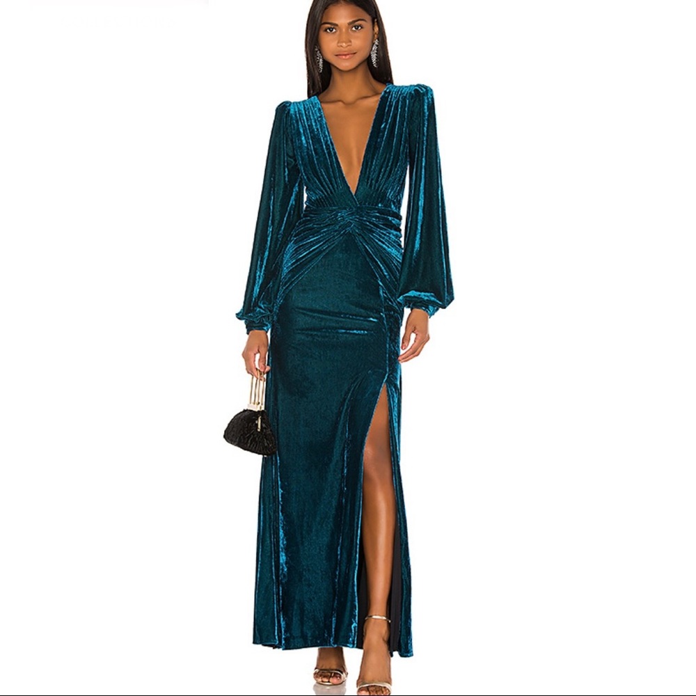 *SOLD* NWT PatBo Velvet Long Sleeve Gown